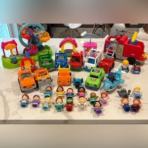 Fisher-Price Little People Cars and People